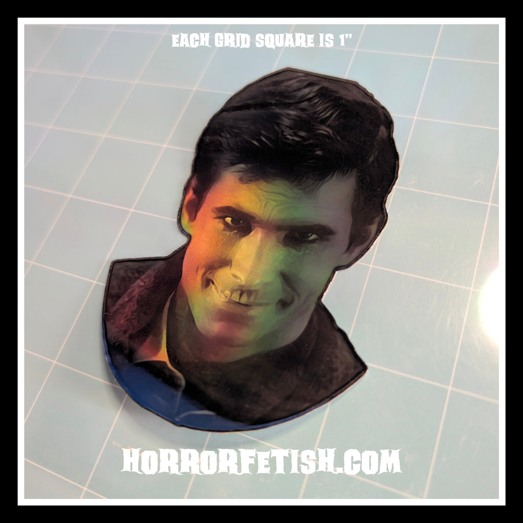 Psycho | Horror Die Cut Waterproof Laminated Sticker