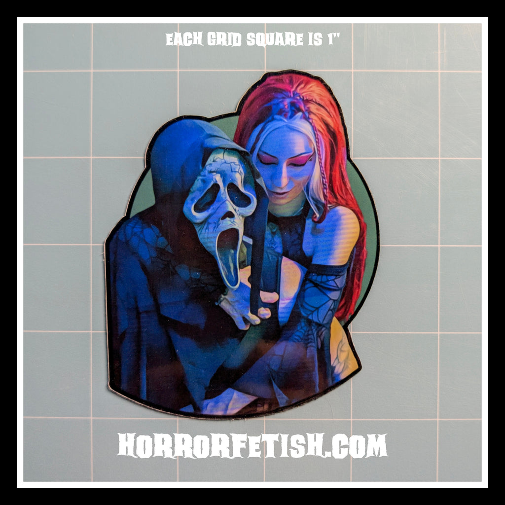 Ghostface Set 3 | 18+ Horror Cosplay Die Cut Waterproof Laminated Stickers