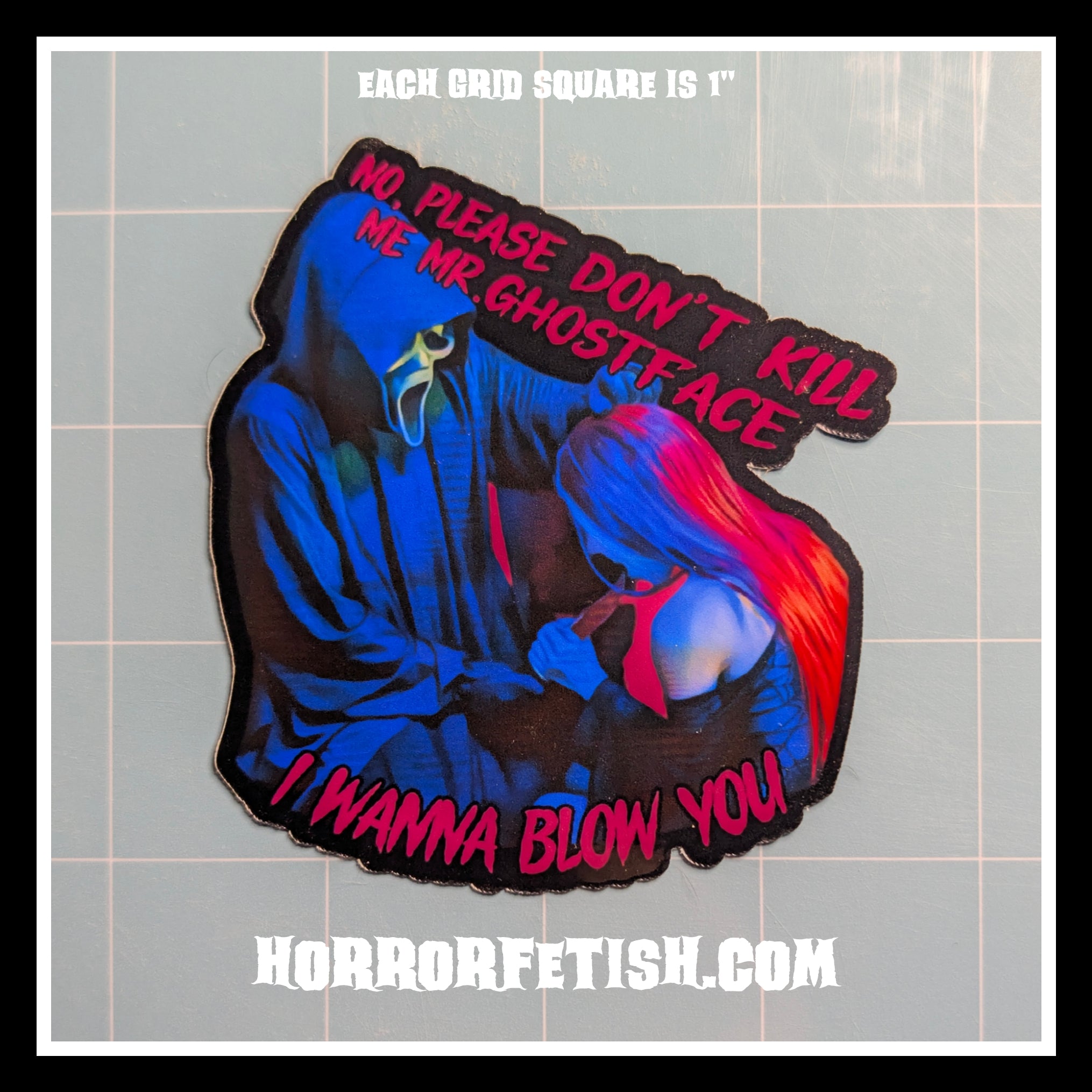Ghostface Set 1 | 18+ Horror Cosplay Die Cut Waterproof Laminated Stickers