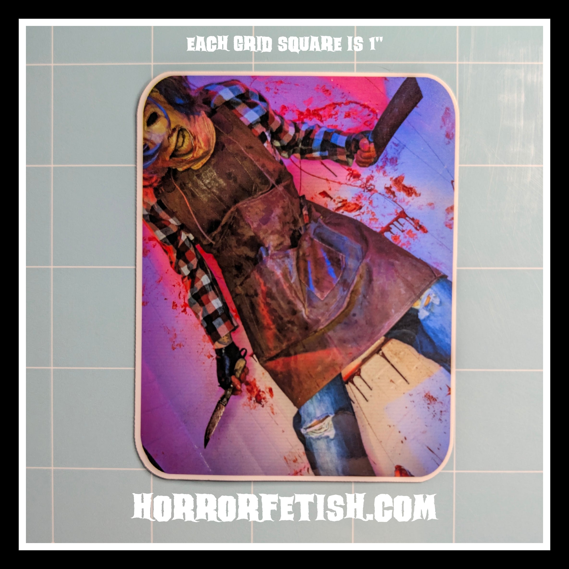 Leatherface | 18+ Horror Cosplay Die Cut Waterproof Laminated Stickers